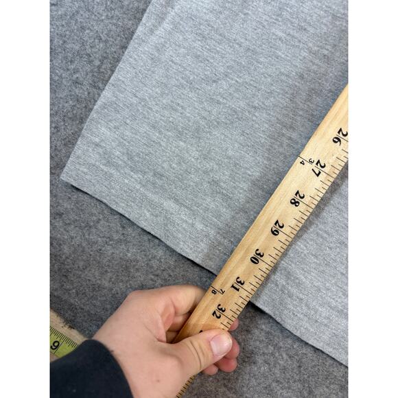 VINTAGE Y2K Karl Kani Jeans Shirt Mens 2XL Gray KJ68 Graphic Hip Hop Streetwear - Picture 3 of 7